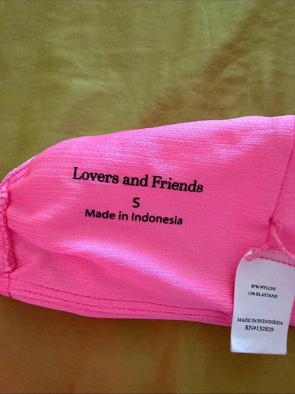 Lover and friends coral Pink 2-Piece Swimsuit with Padded Cups